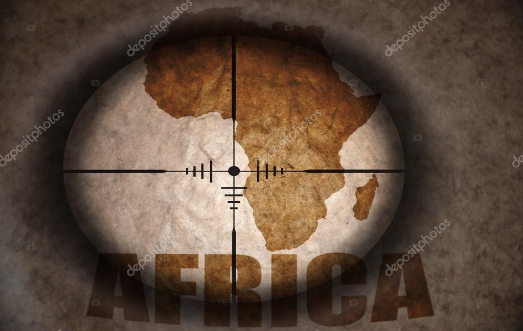 Carte stylisée de l’Afrique