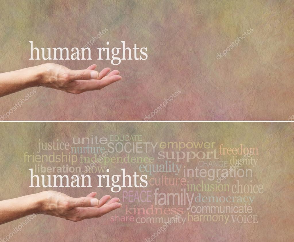 Manifestation pacifique pour les droits